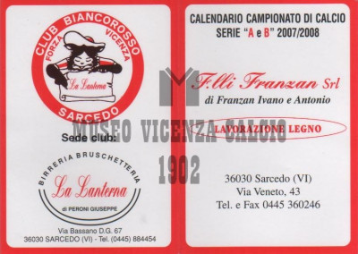 2007-08 CLUB BIANCOROSSO SARCEDO