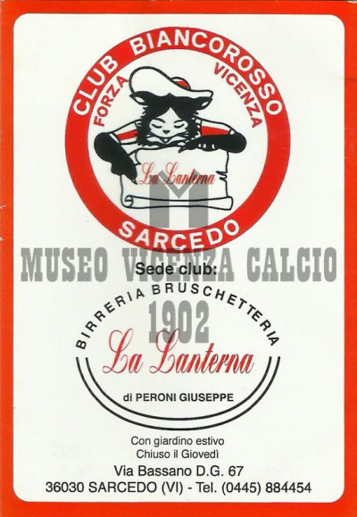2017-18 calendario CLUB BIANCOROSSO SARCEDO 