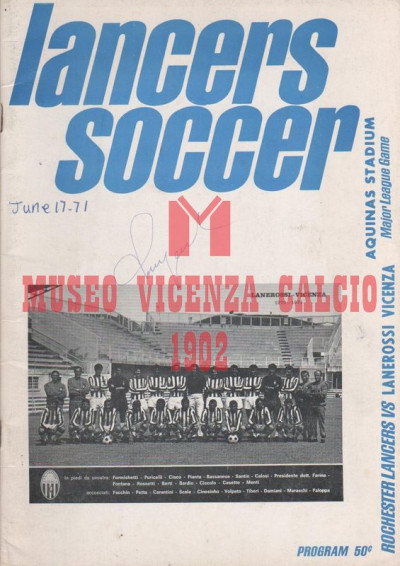 Programma Lancers (USA)-L.R. Vicenza 6-17-1971