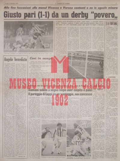 Il Giornale di Vicenza 5-11-1973
