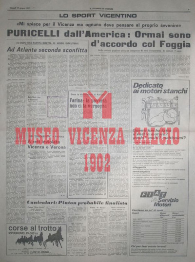 Il Giornale di Vicenza 17-6-1971