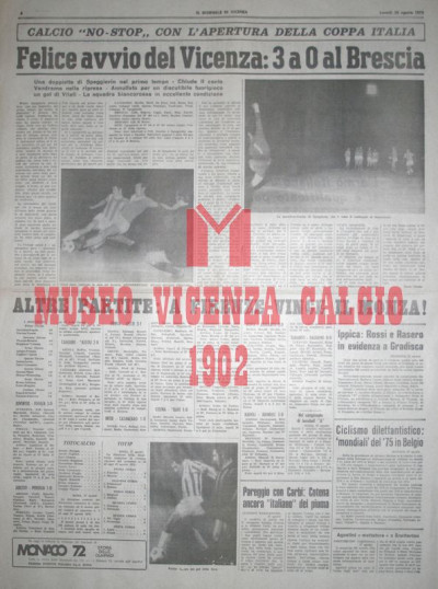 Il Giornale di Vicenza 28-8-1972