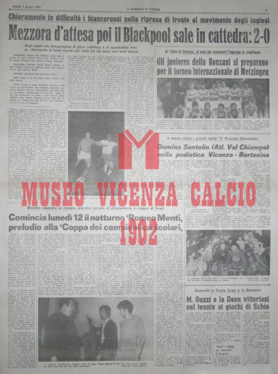 Il Giornale di Vicenza 5-6-1972