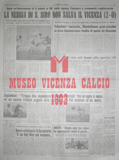 Il Giornale di Vicenza 6-11-1972