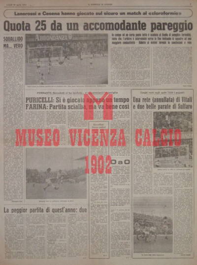 Il Giornale di Vicenza 29-4-1974